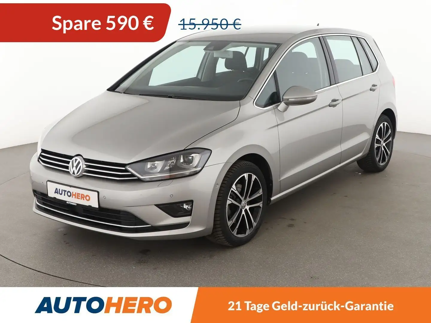 Volkswagen Golf Sportsvan 1.4 TSI Highline BMT*NAVI*XENON*ACC*PDC*SHZ* Argent - 1