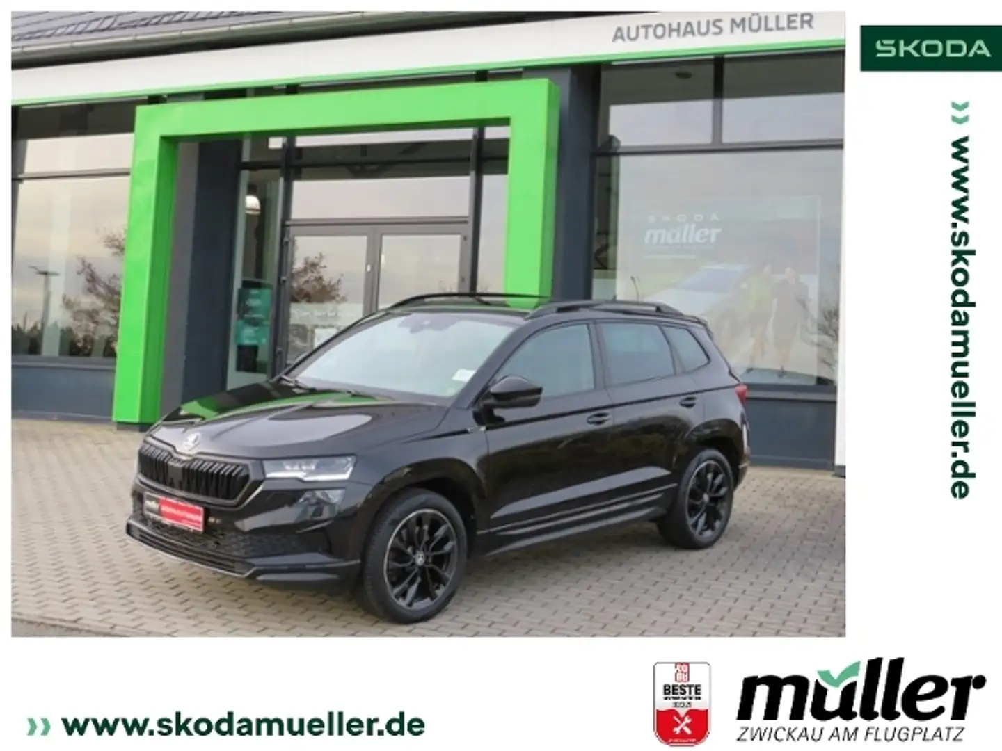 Skoda Karoq Sportline 4x4 StHZ Sportsitze var. LB Schwarz - 1