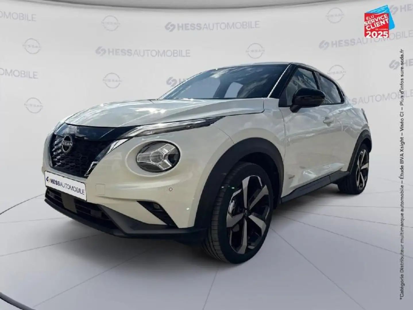 Nissan Juke 1.6 Hybrid 143ch Tekna 2023.5 Sieges chauf/cuir Vo Blanc - 1