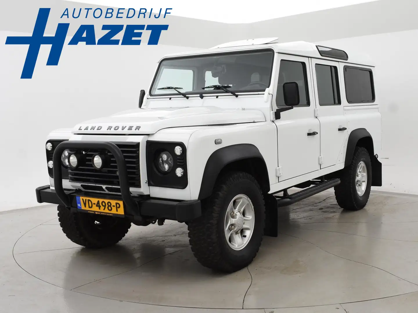 Land Rover Defender 2.2 D SW 110" *69.246 KM* GRIJS KENTEKEN + LED | S Wit - 1