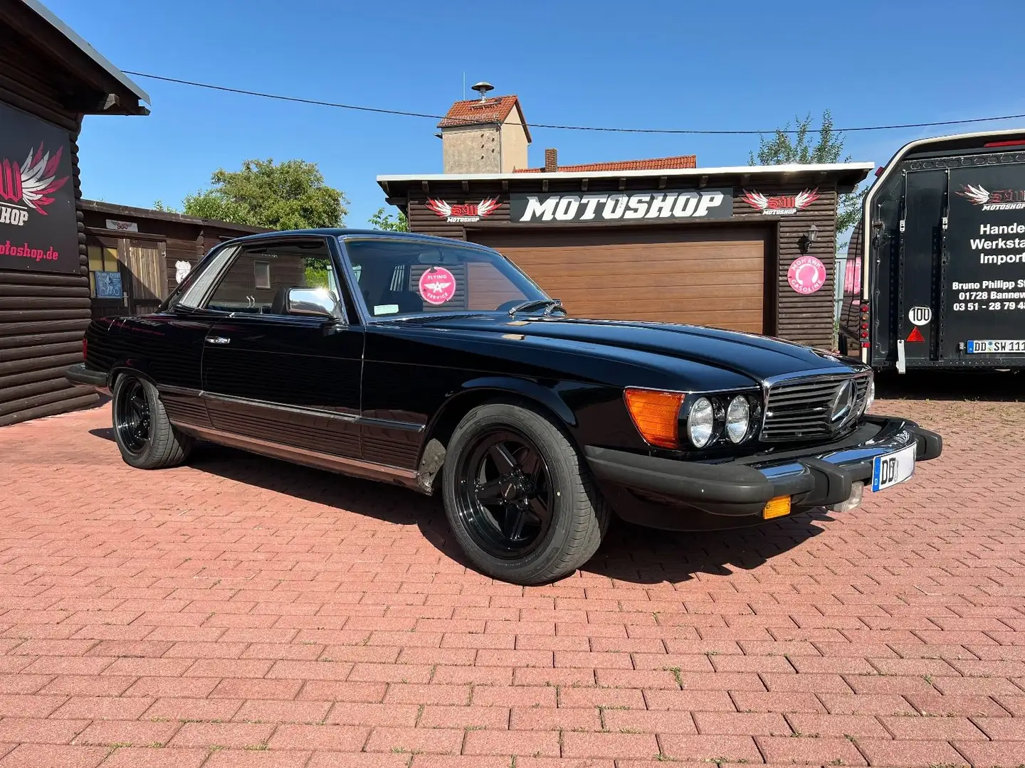 Mercedes-Benz 380 SLC 380 *Originallack, 2.Hand, Vollausstattung* Noir - 1