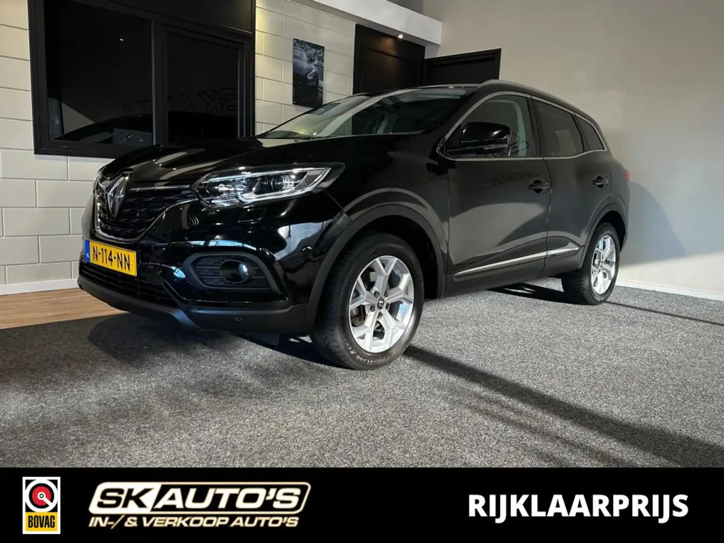 Renault Kadjar 1.3 TCE ZEN l NAVIGATIE l CLIMA l TREKHAAK l LMV l Zwart - 1