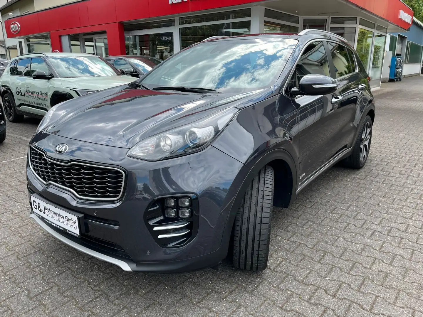 Kia Sportage GT-Line 4WD Leder, Pano, Automatik,Navi Grau - 1
