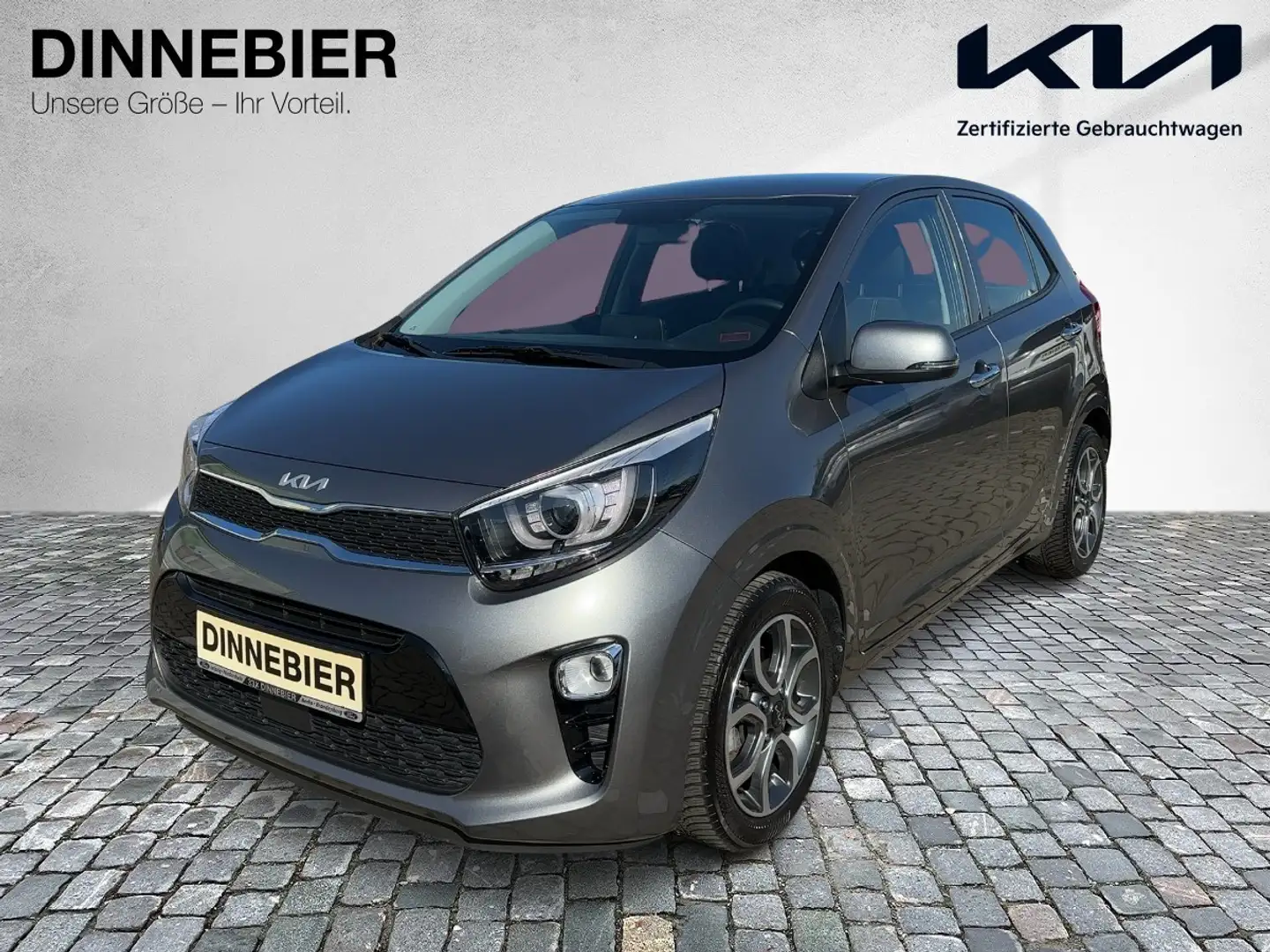Kia Picanto 1.2 Spirit Automatik+Navi+Kamera+SHZ Grau - 2