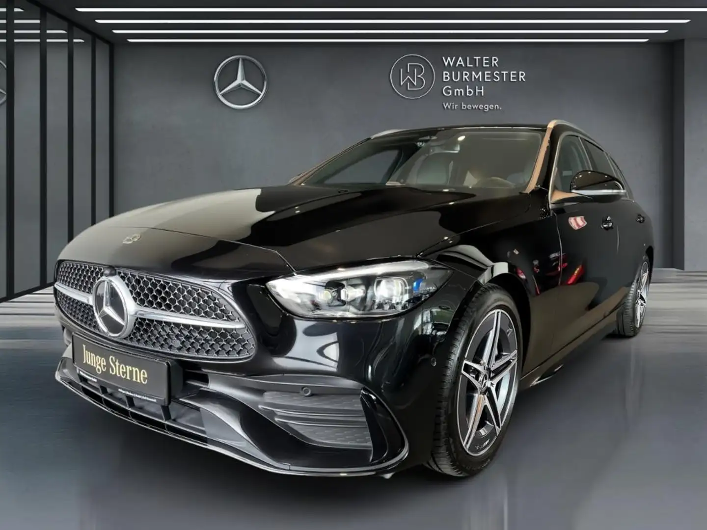 Mercedes-Benz C 300 d T +AMG+PANO+KAMERA+Ambiente+AHK+SHZ+AUT Schwarz - 1