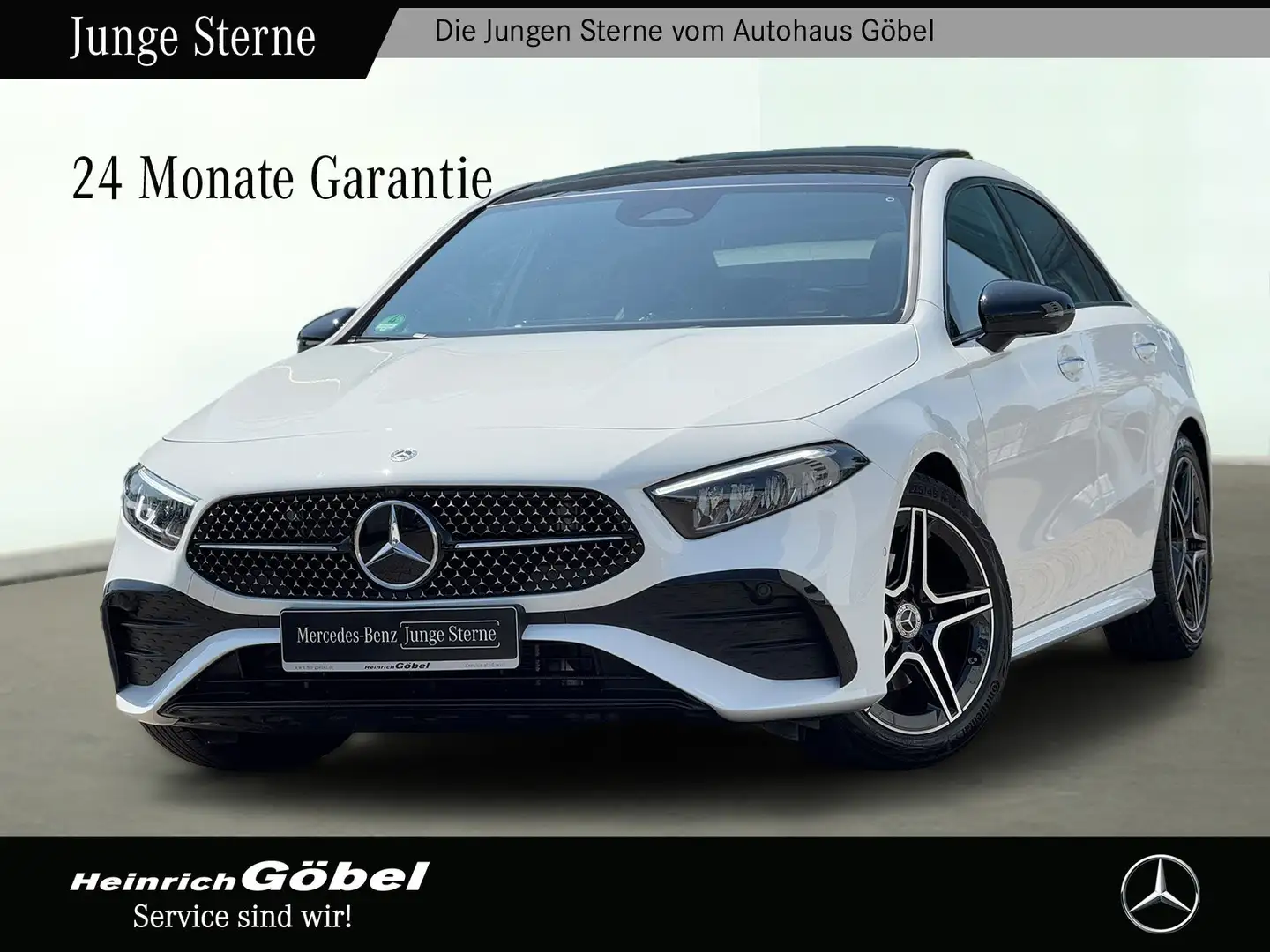 Mercedes-Benz A 200 Lim. AMG*PANO*360°*AMBIENTE*TOTWINKEL* Weiß - 1
