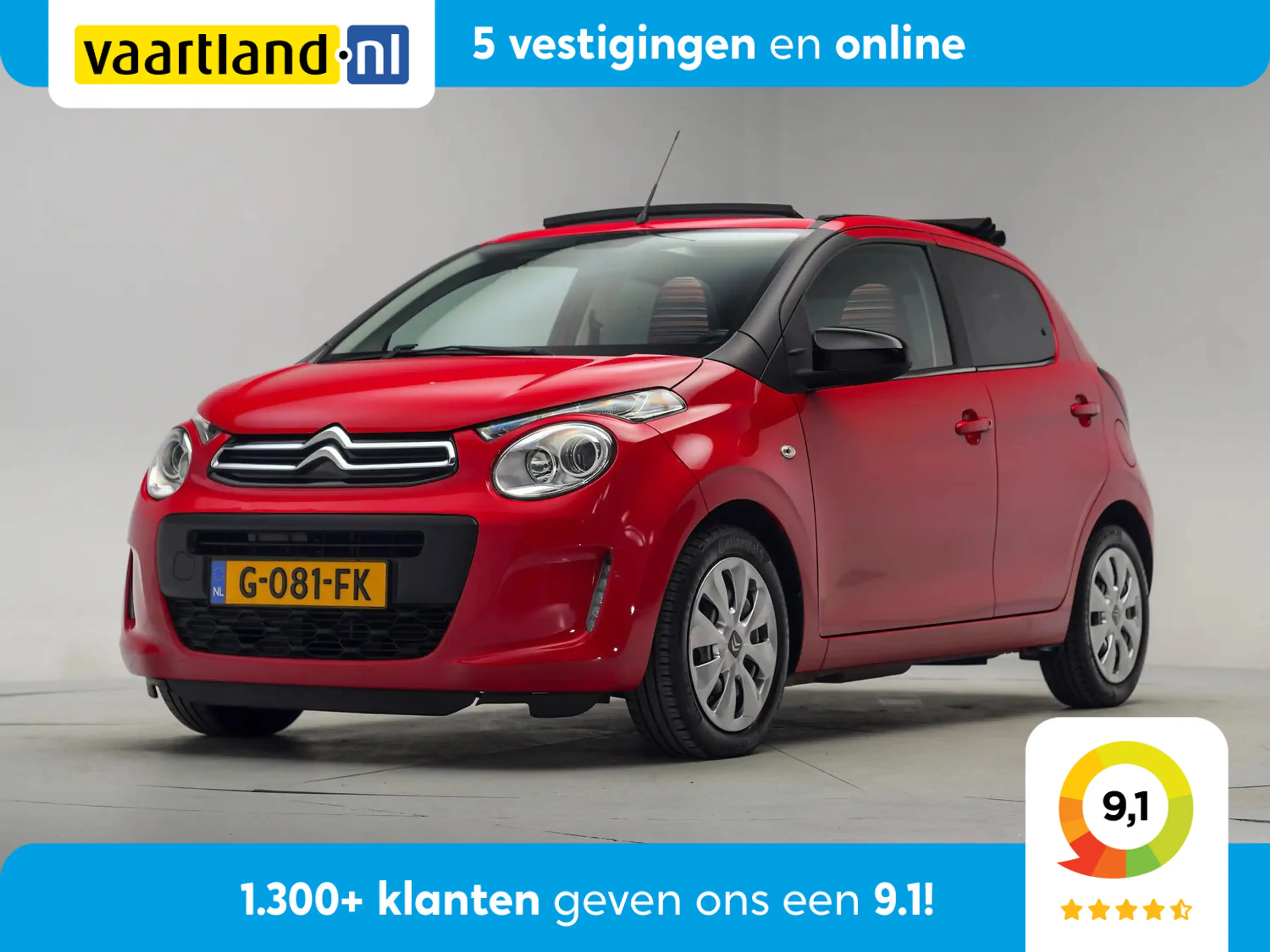 Citroen C1 1.0 VTi Airscape Feel [ Opendak Airco ]
