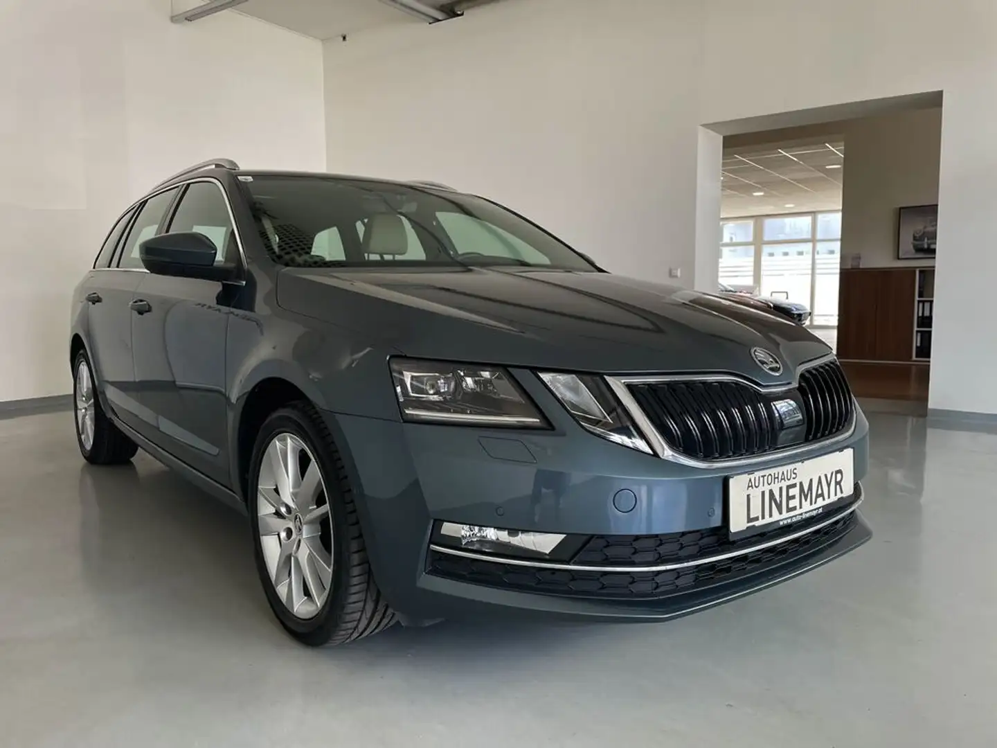 Skoda Octavia Combi 1,6 TDI Style Leder LED Grau - 2