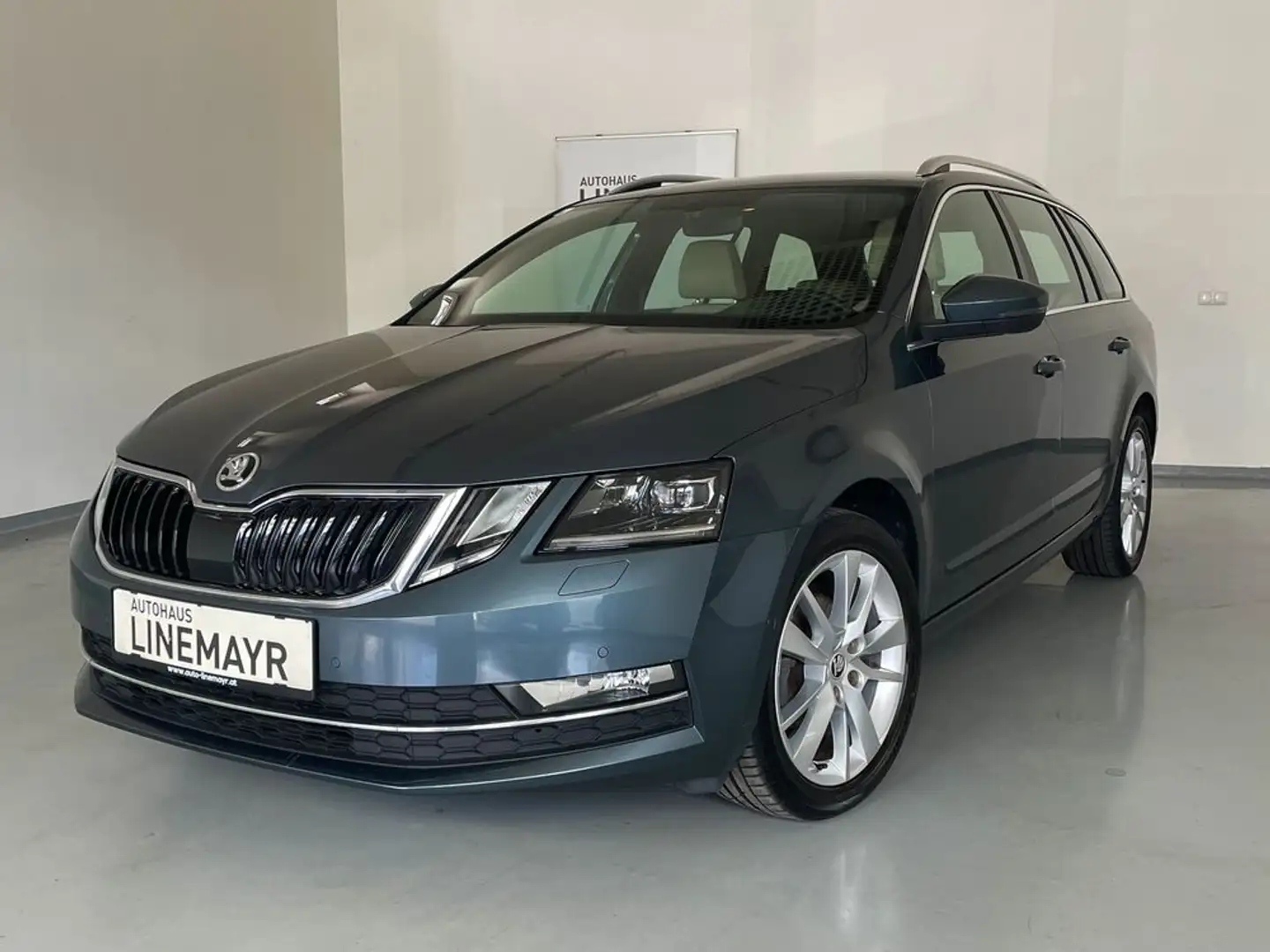 Skoda Octavia Combi 1,6 TDI Style Leder LED Grau - 1