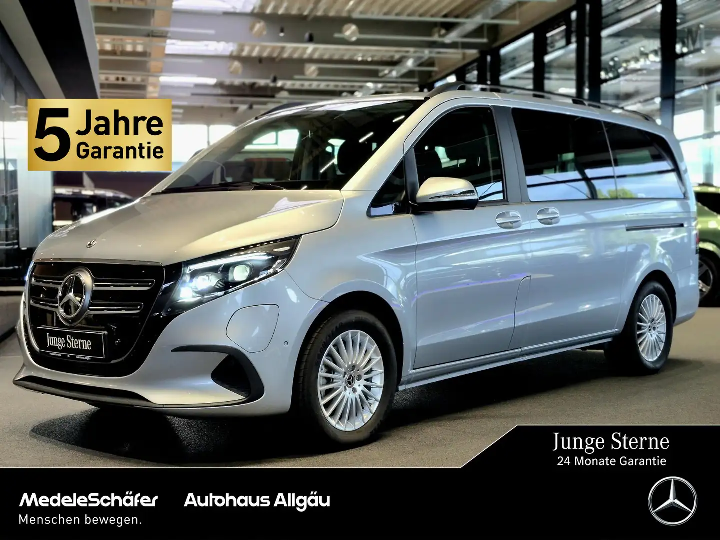 Mercedes-Benz EQV 300 EQV 300 L NEUES MODEL BURMESTER 7SITZE DISTRONIC Silber - 1