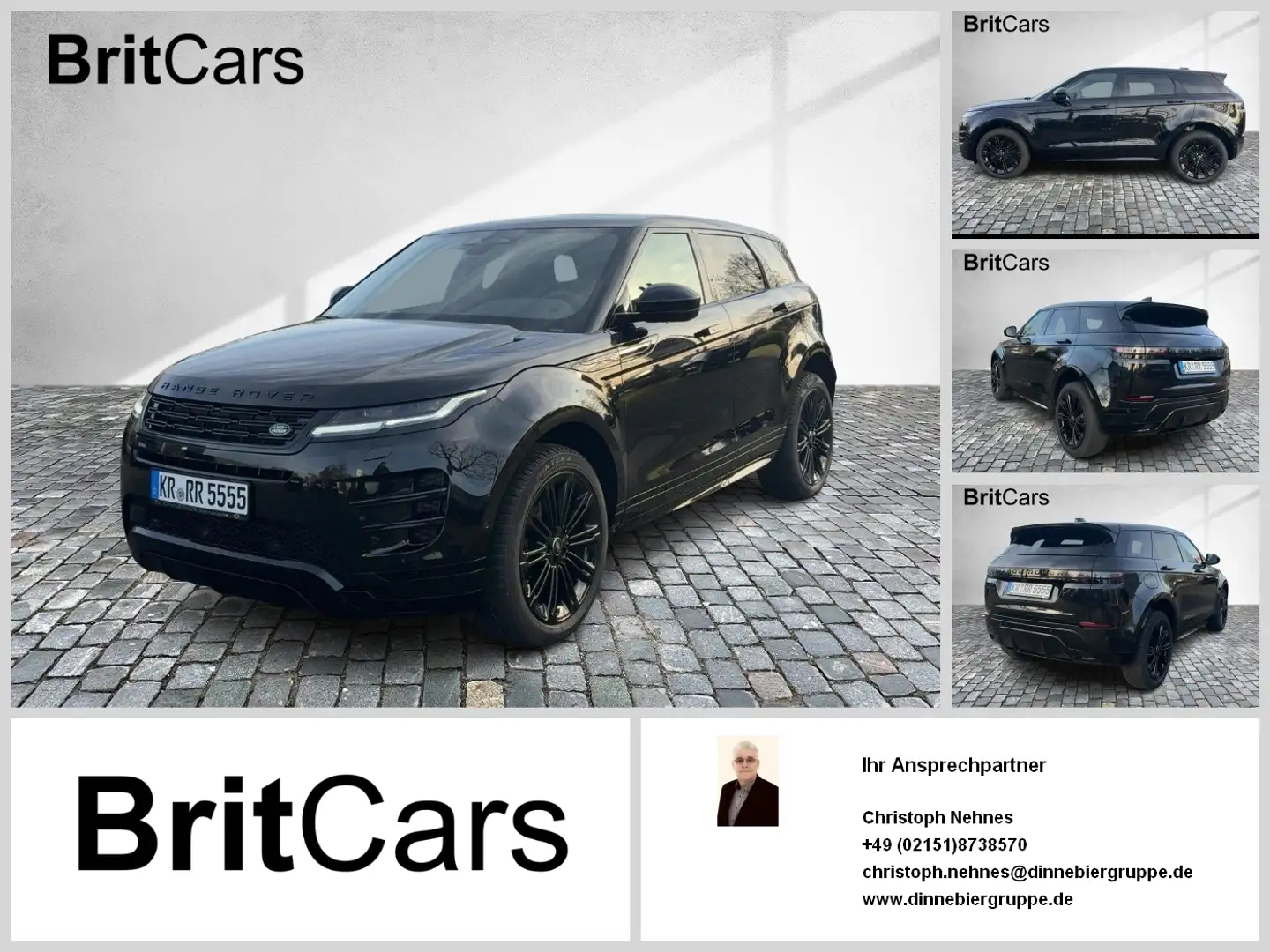 Land Rover Range Rover Evoque D200 Dynamic SE *Pano*3D-Surround Noir - 1