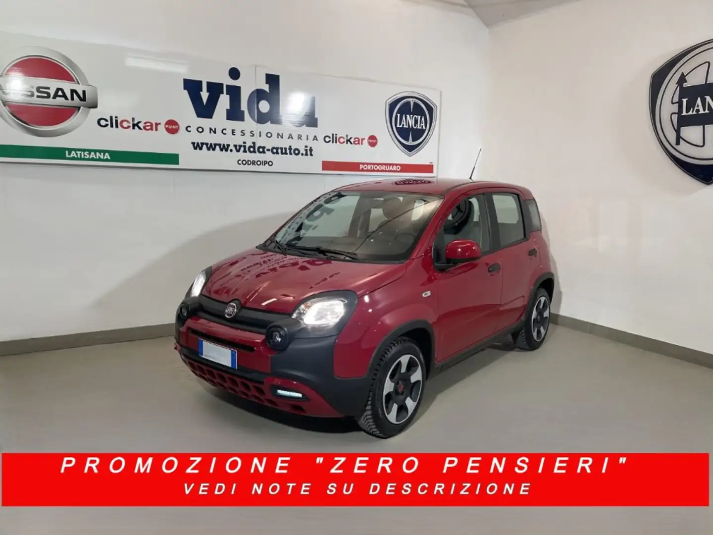 Fiat Panda Cross 1.0 FireFly S&S Hybrid OK NEOPATENTATI Rood - 1