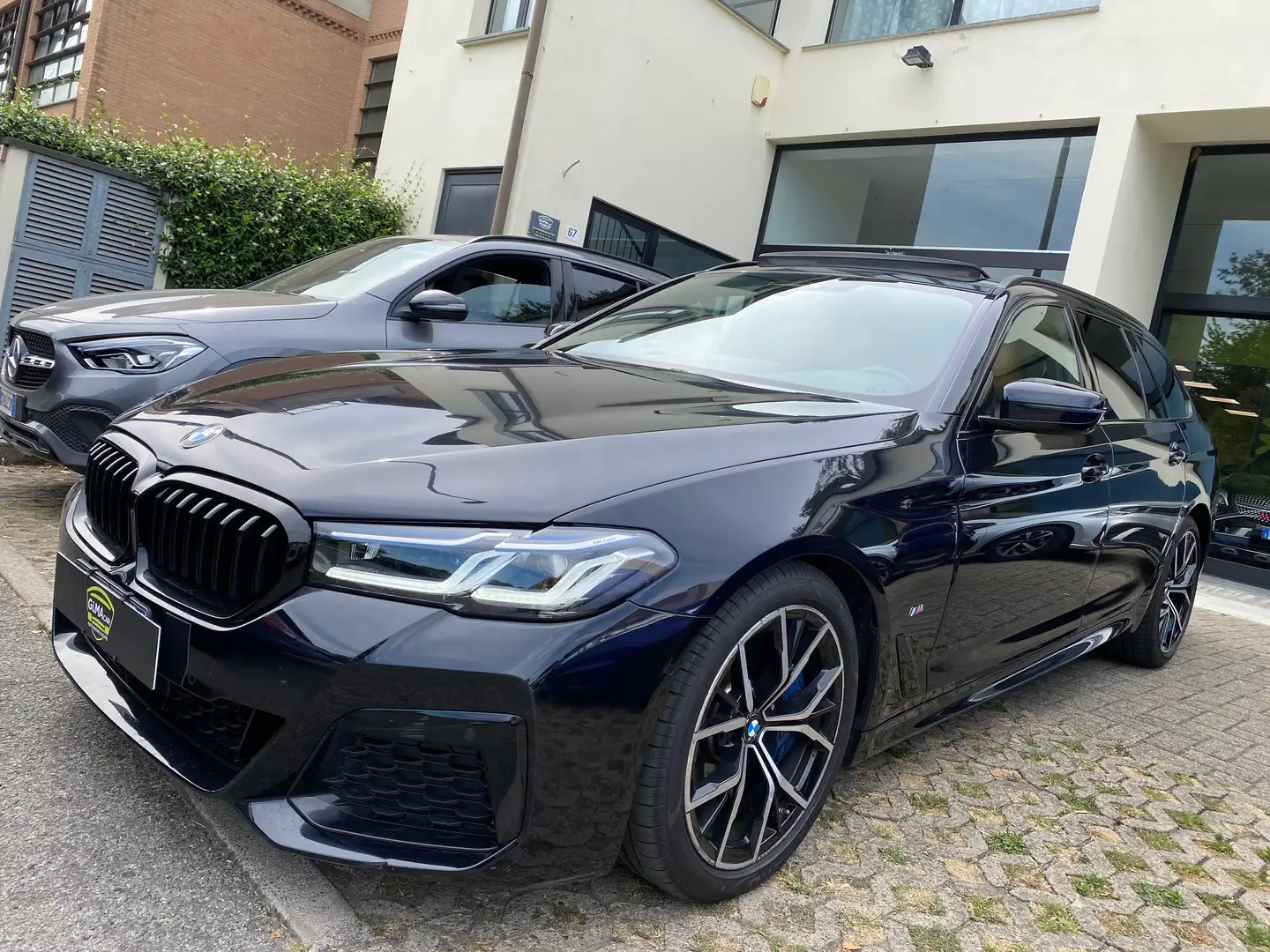 BMW 530 Touring 530d Xdrive Msport *IVA*TETTO*LASER Nero - 2
