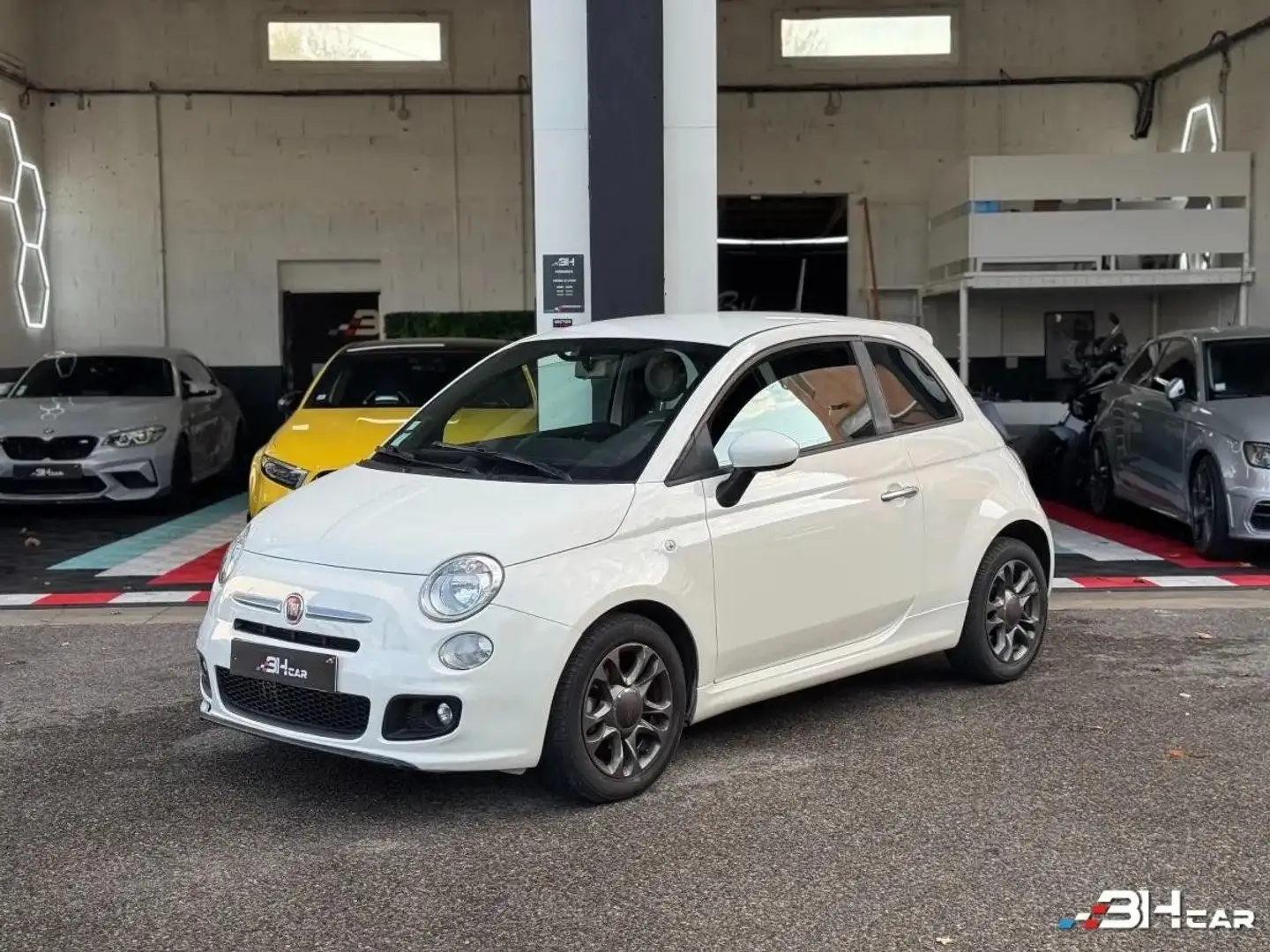 Fiat 500 1.3 MJT 95 S Weiß - 1