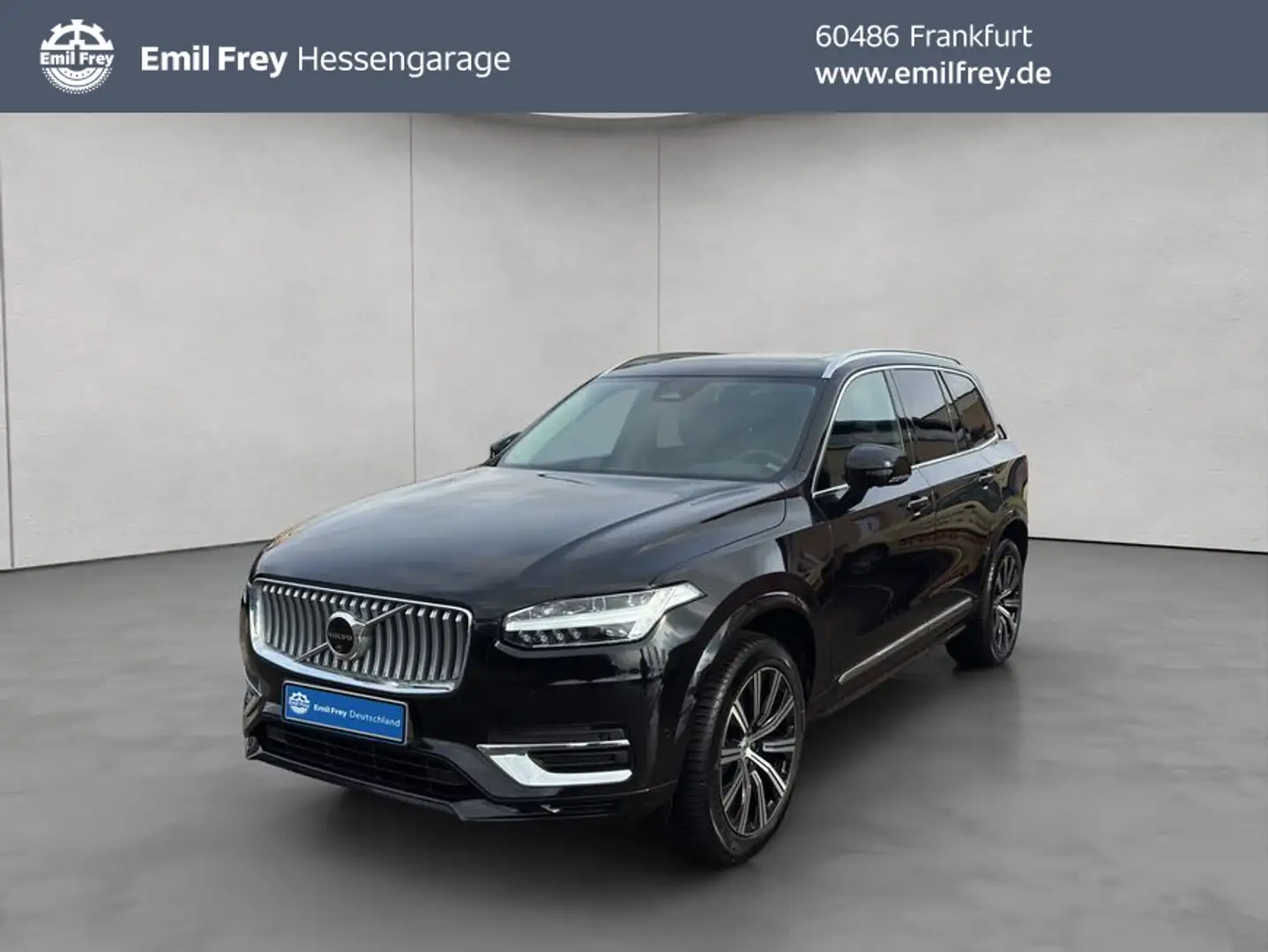 Volvo XC90 XC90 B5 AWD Plus-Bright 7S Glasd Standh 360° AHK Schwarz - 1