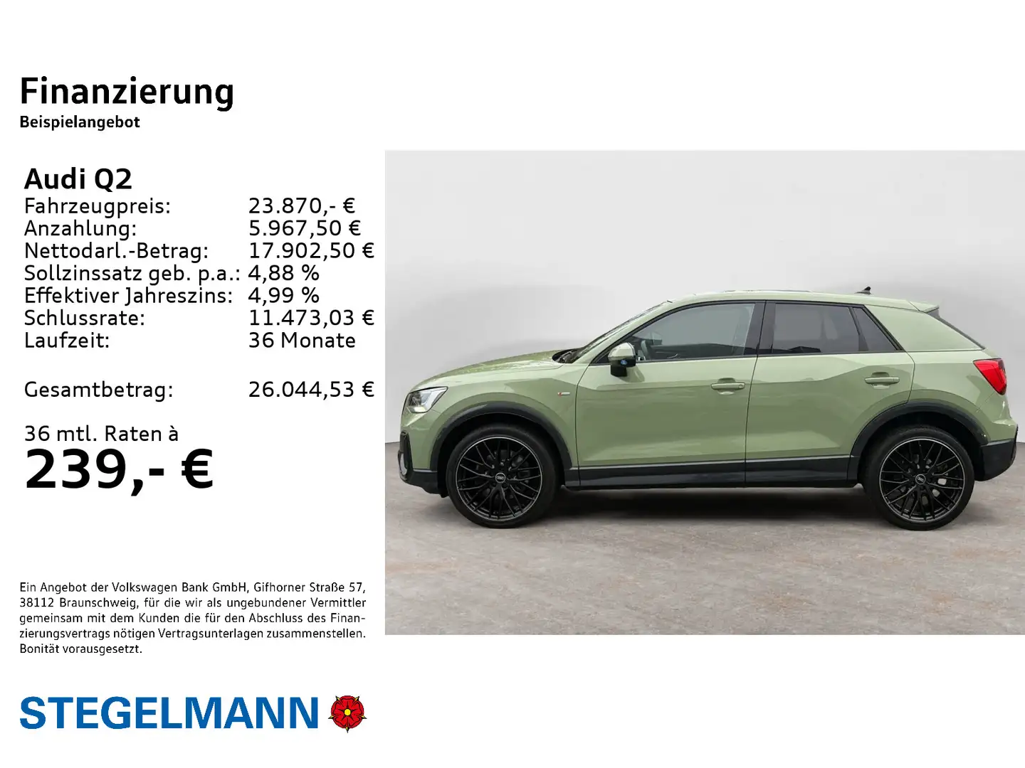 Audi Q2 35 TFSI S-Line *LED*Pano*AHK* Grün - 2