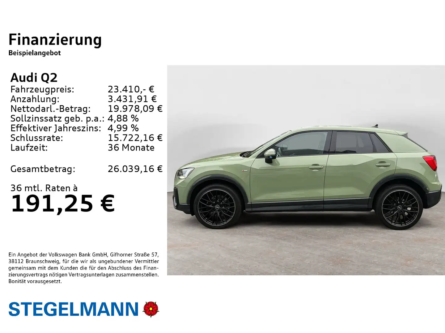 Audi Q2 35 TFSI S-Line *LED*Pano*AHK* Groen - 2