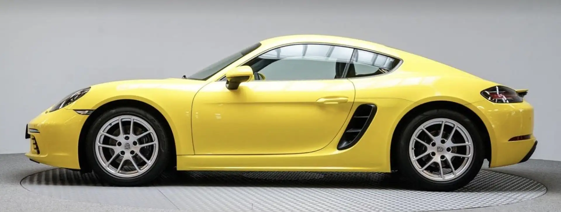 Porsche Cayman 718 Jaune - 1