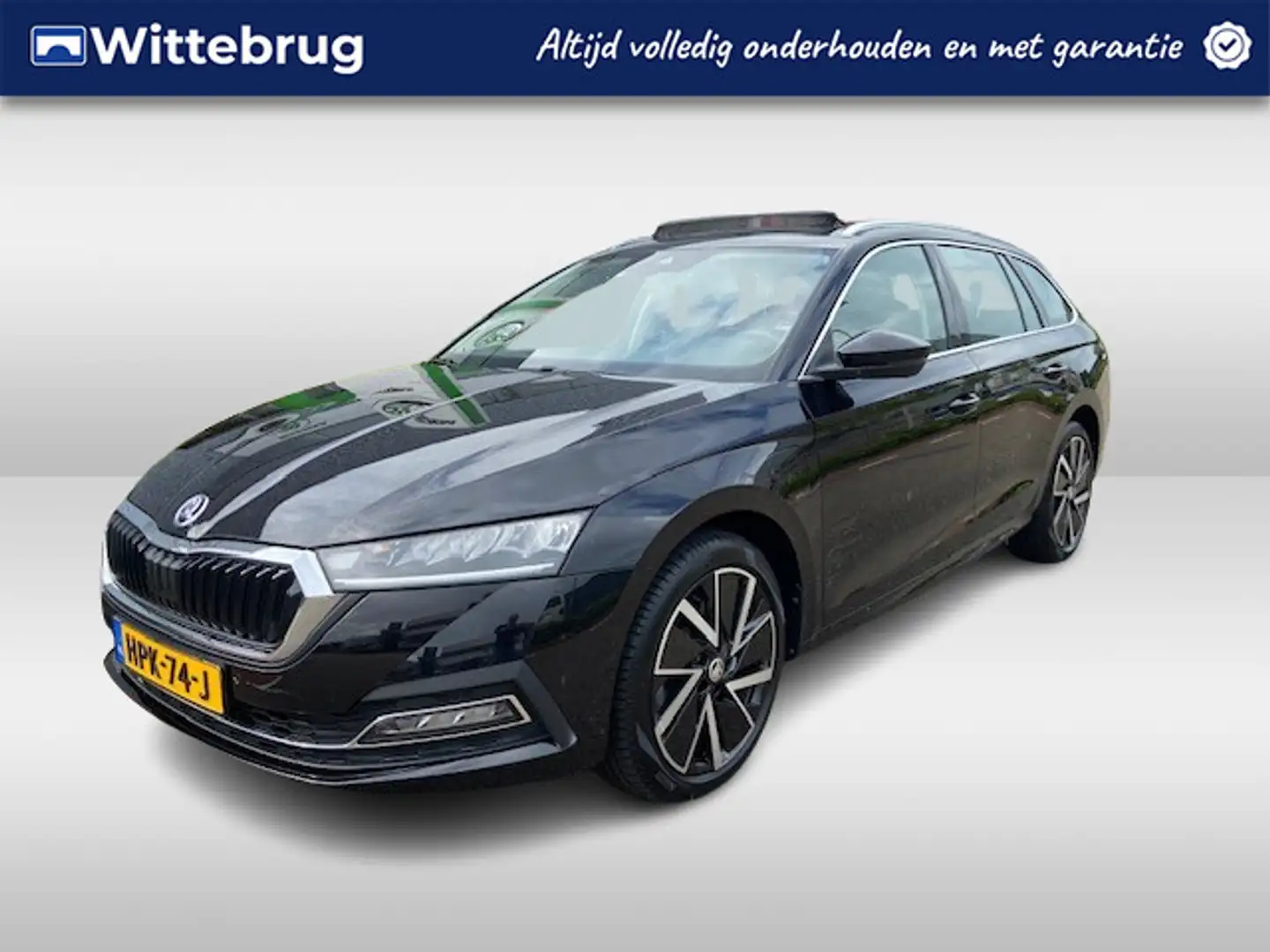 Skoda Octavia Combi 1.4 TSI iV PHEV Business Edition Plus / PANO Zwart - 1
