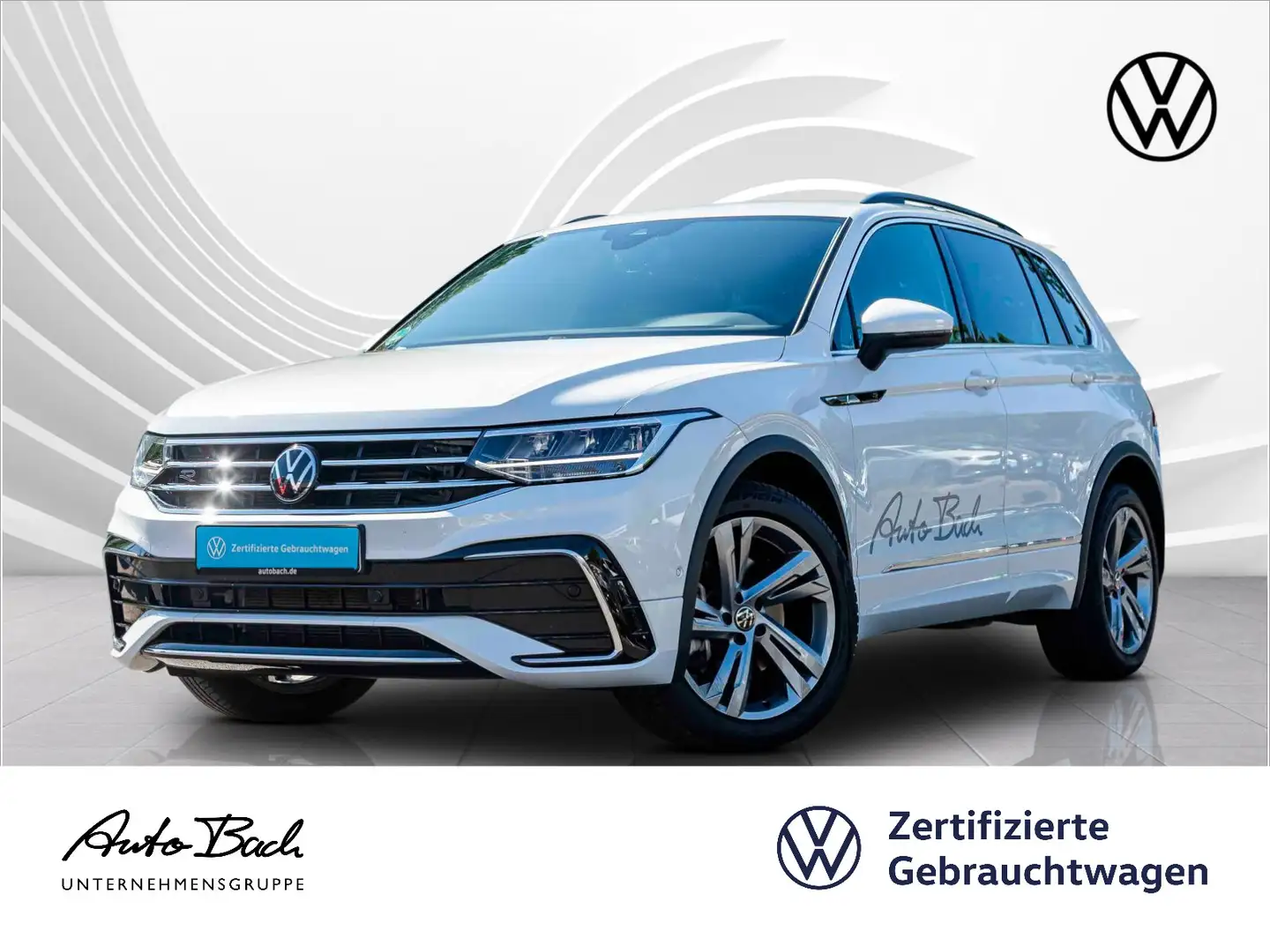 Volkswagen Tiguan 2.0 TDI DSG R-Line 4Motion, Navi, LED, Rü Weiß - 1