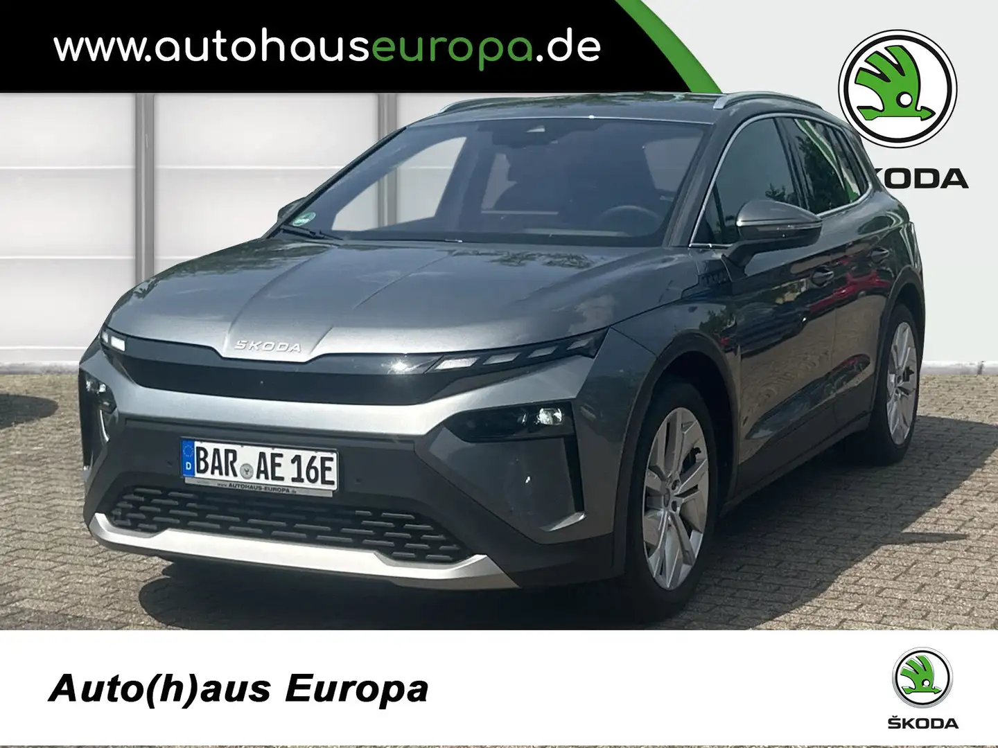 Skoda Elroq 85 Lodge DynLi SpurW LM KAM LED KlimaA Gris - 1