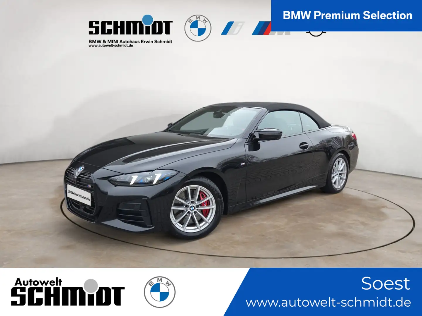 BMW 440 M440i xDrive Cabrio + GARANTIE-bis-03.2030 Noir - 1