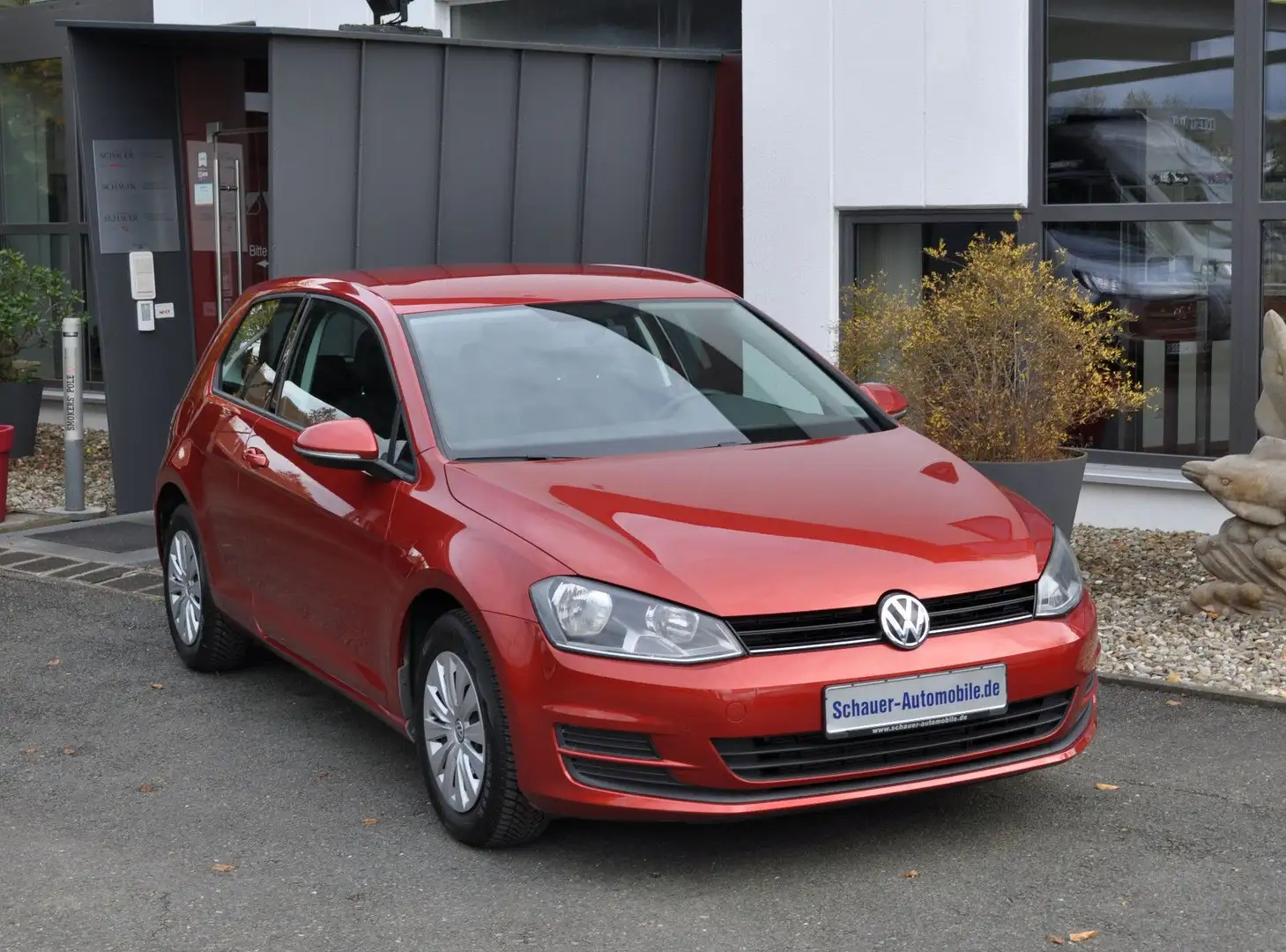 Volkswagen Golf 7 Lim. Trendline BMT "1.Hand+Service NEU" Rouge - 2