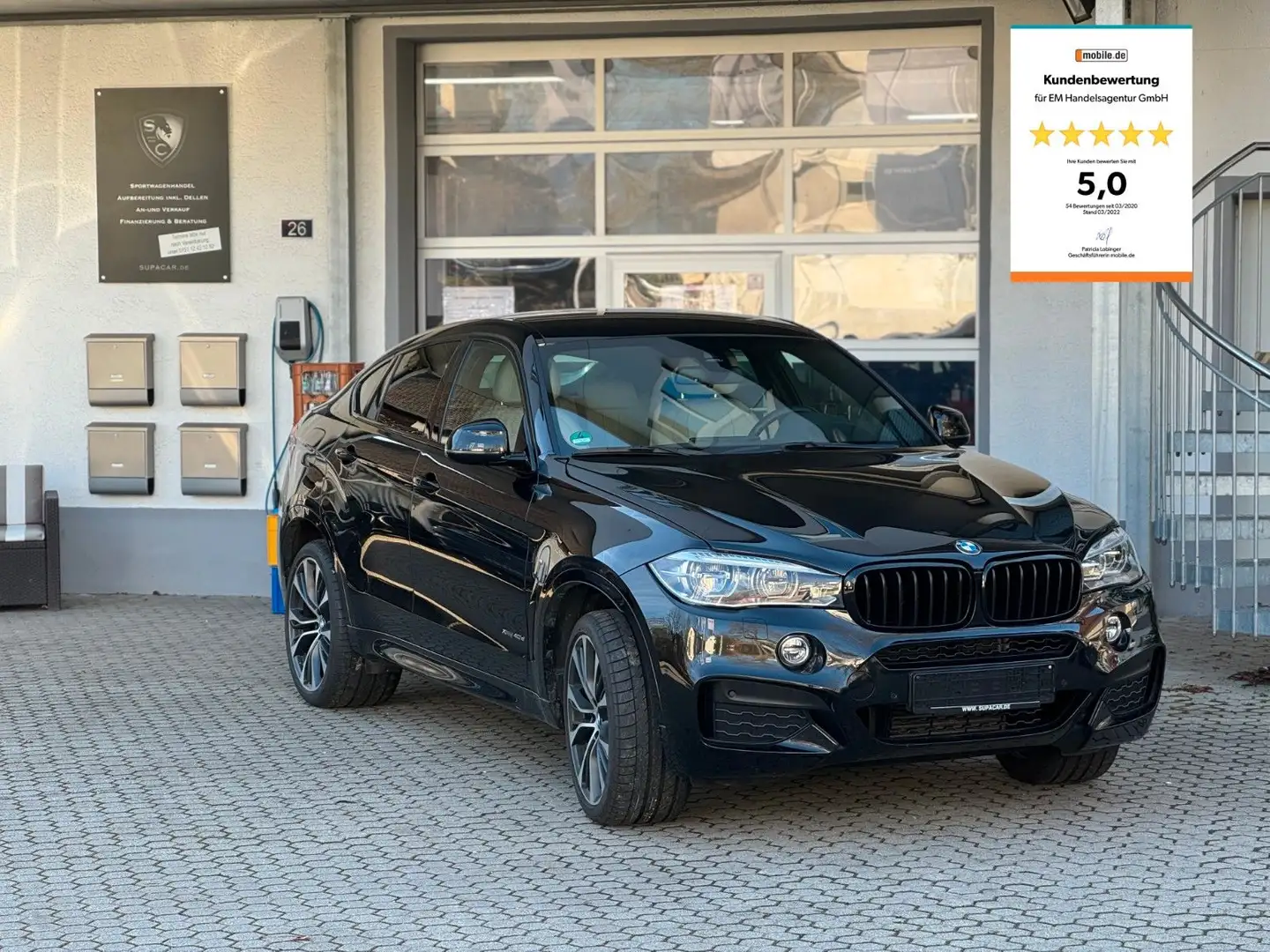 BMW X6 xDrive 40 d M-Paket*HUD*Innopaket*21"*19% Siyah - 1