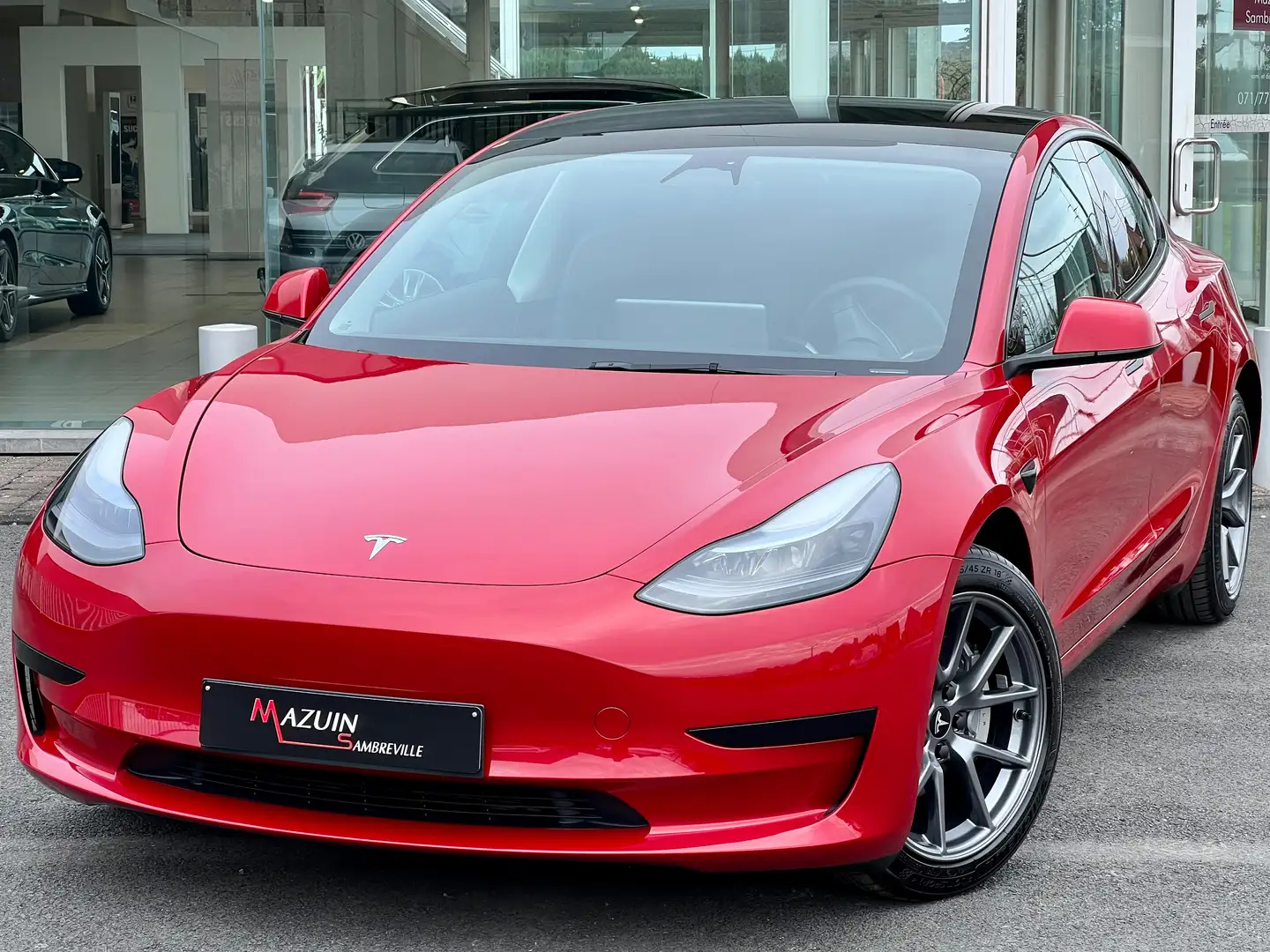 Tesla Model 3 60 kWh Standard Plus * 23.000 Km * 11/2022 * Rood - 1