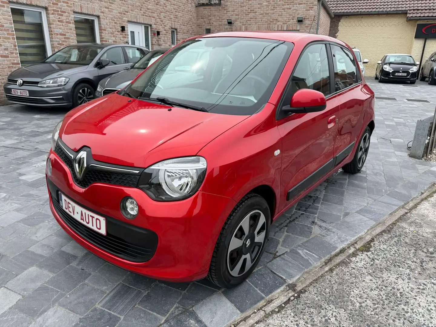 Renault Twingo 1.0i*AIRCO*GARANTIE 12M*CARNET*CAR PASS* Rood - 1