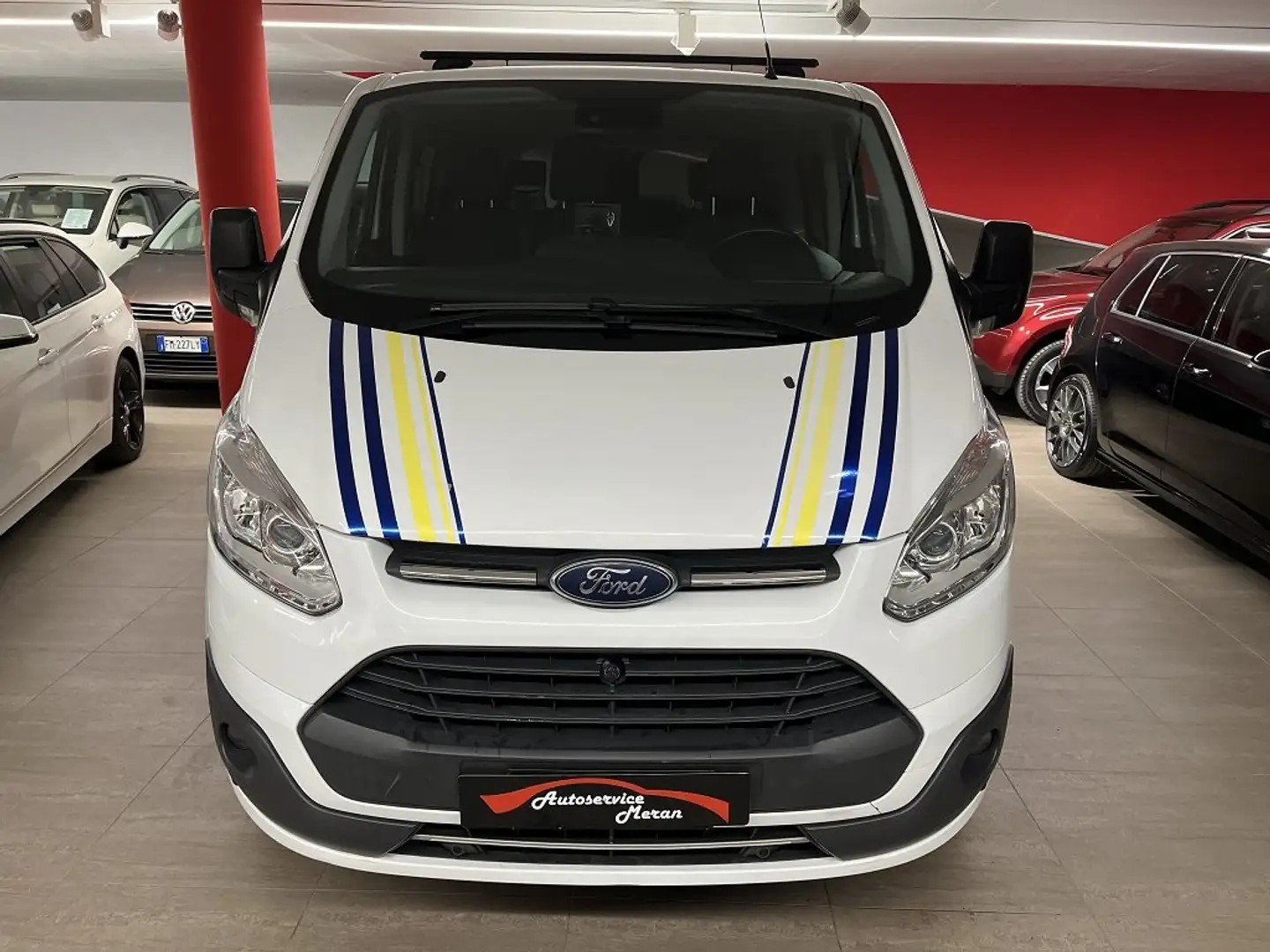 Ford Transit Custom 2.0 TD-CI 9 posti Blanc - 2