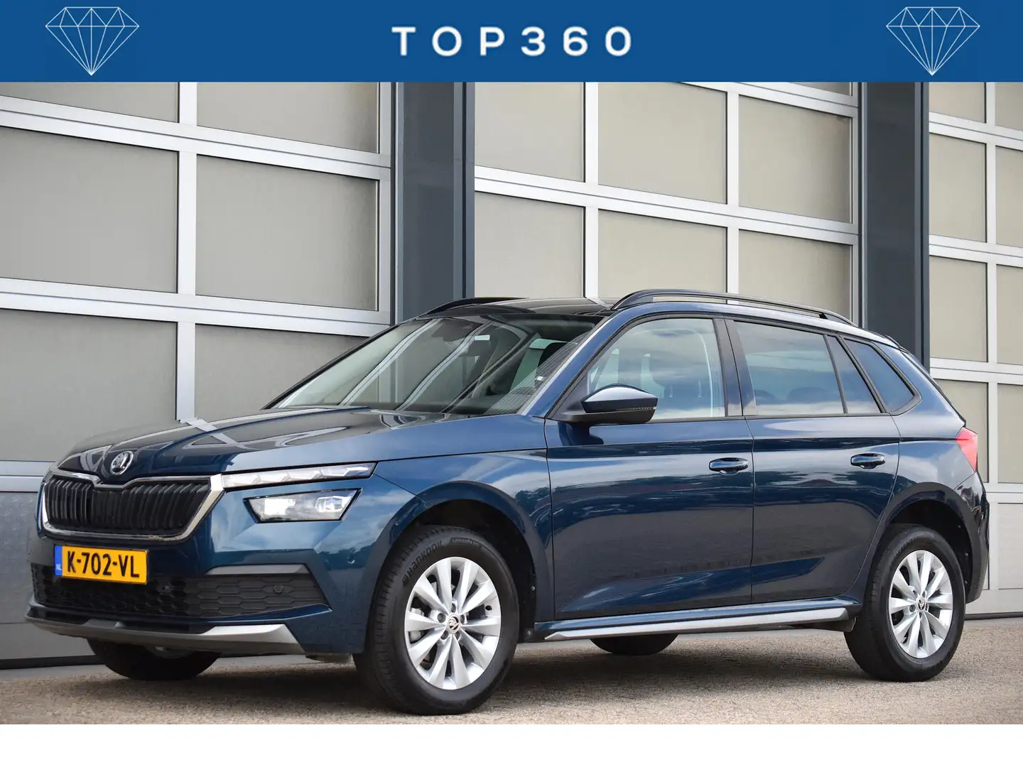Skoda Kamiq 1.0 TSI Business Edition Panodak | Leer | camera | Blauw - 1