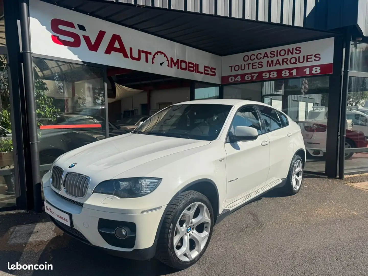 BMW X6 I (E71) xDrive40dA 306ch Exclusive Blanc - 1