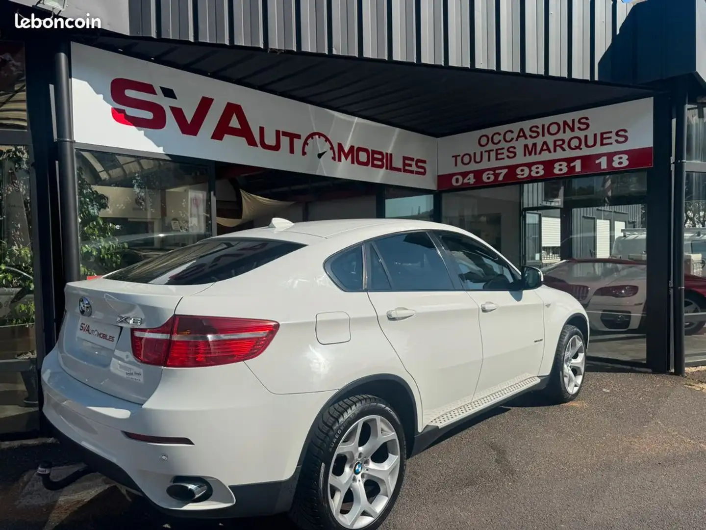 BMW X6 I (E71) xDrive40dA 306ch Exclusive Blanc - 2