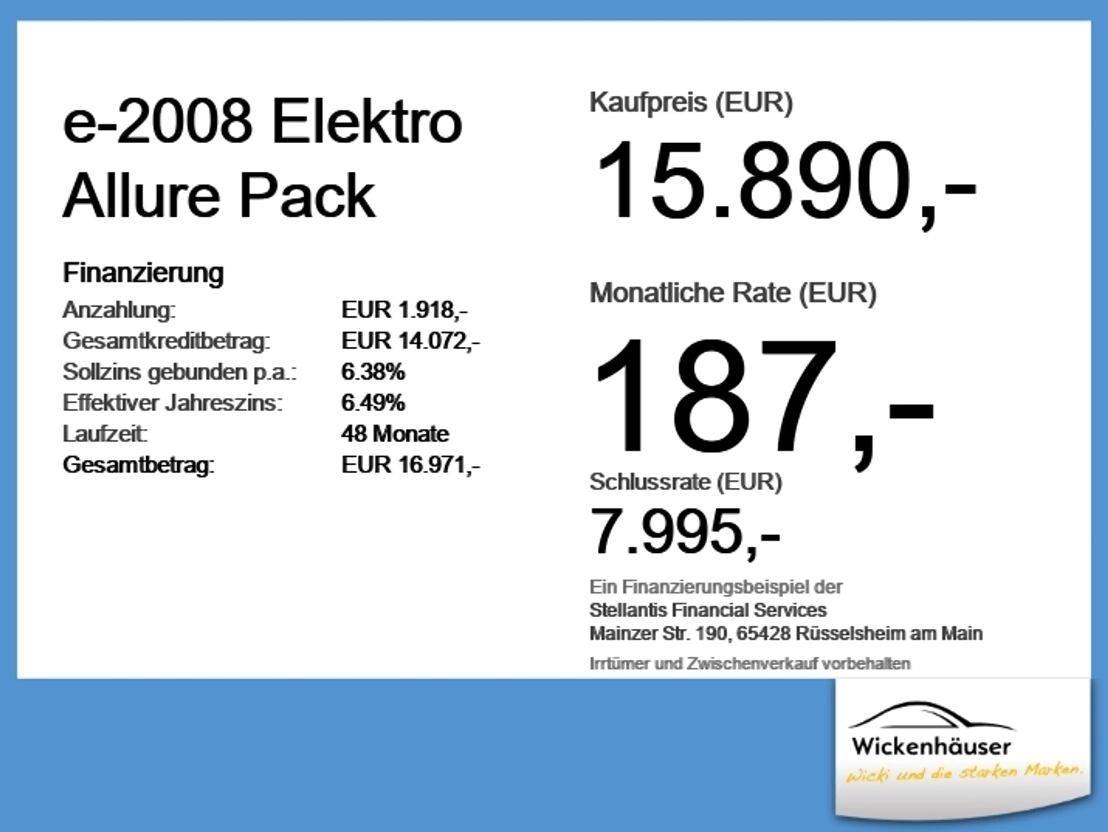 Peugeot e-2008 Elektro Allure Pack LED+Kamera+CarPlay — photo 6