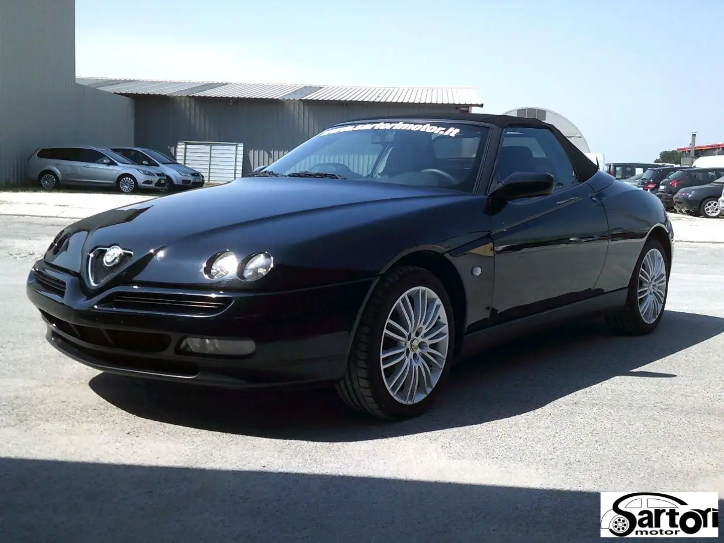 Alfa Romeo Spider 3.0 V6 OTTIME CONDIZIONI Fekete - 1