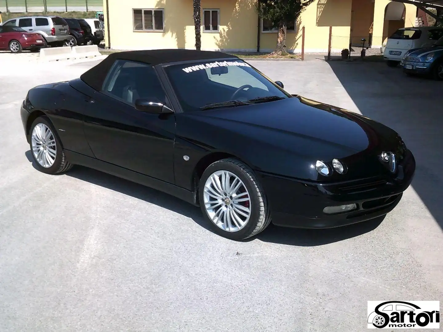 Alfa Romeo Spider 3.0 V6 OTTIME CONDIZIONI Fekete - 2