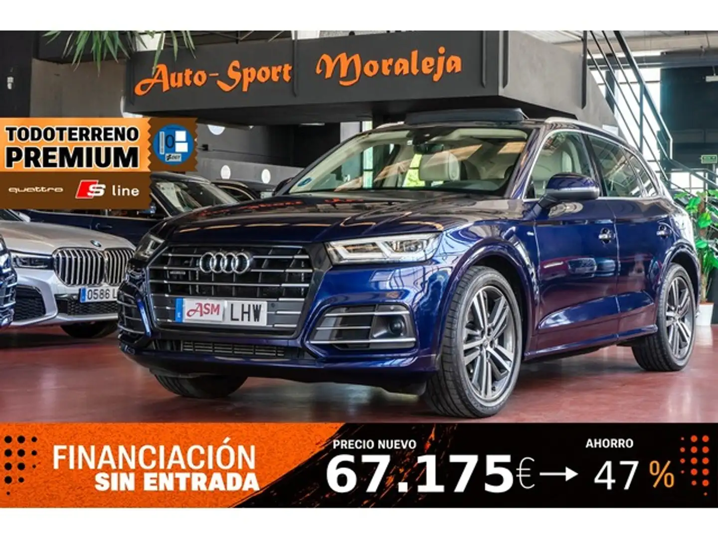 Audi Q5 55 TFSIe S line quattro-ultra S tronic Azul - 1