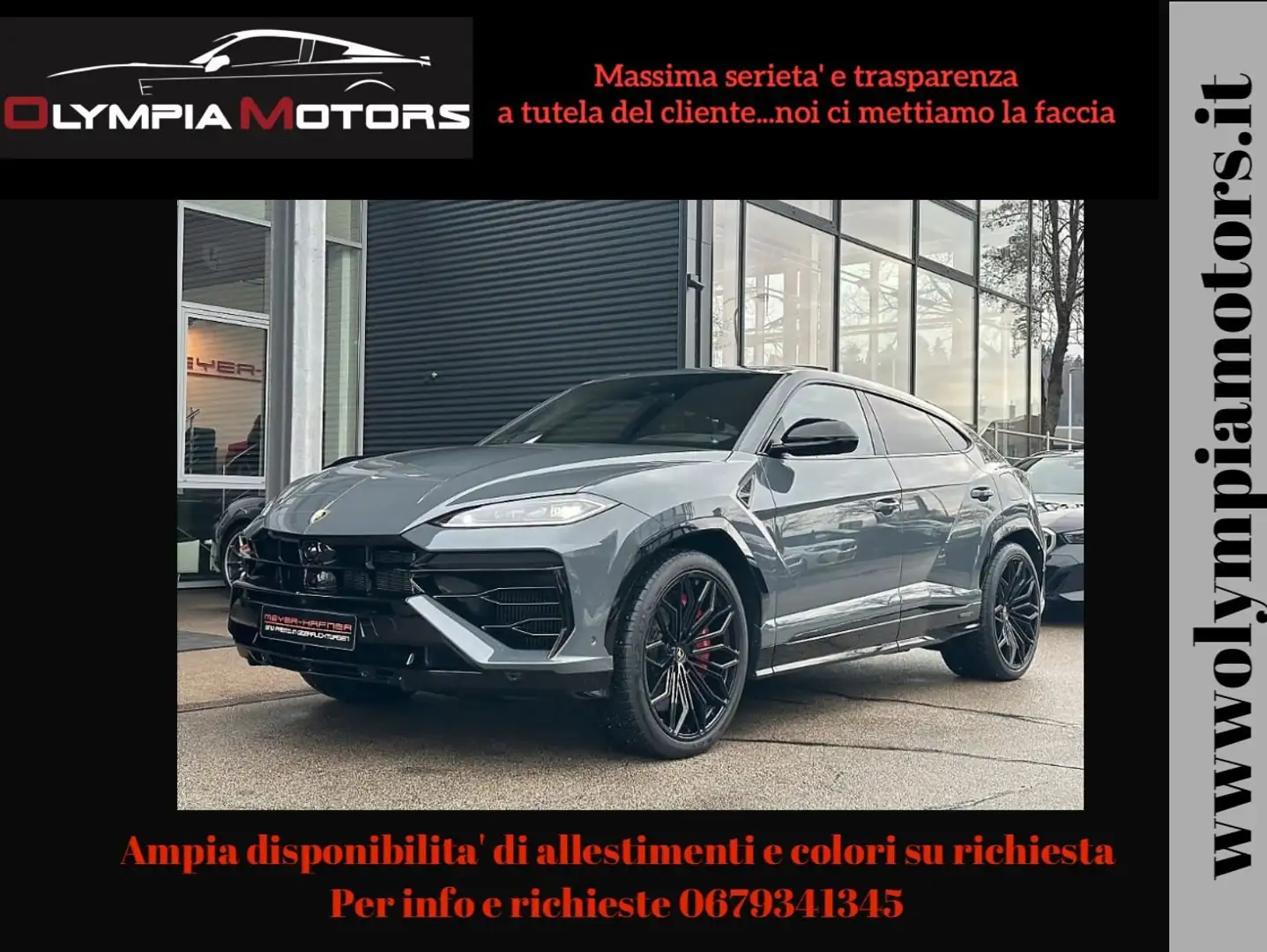 Lamborghini Urus URUS SE PANORAMA 23' MATRIX KAMERA 360 B&O KAMERA Grigio - 1