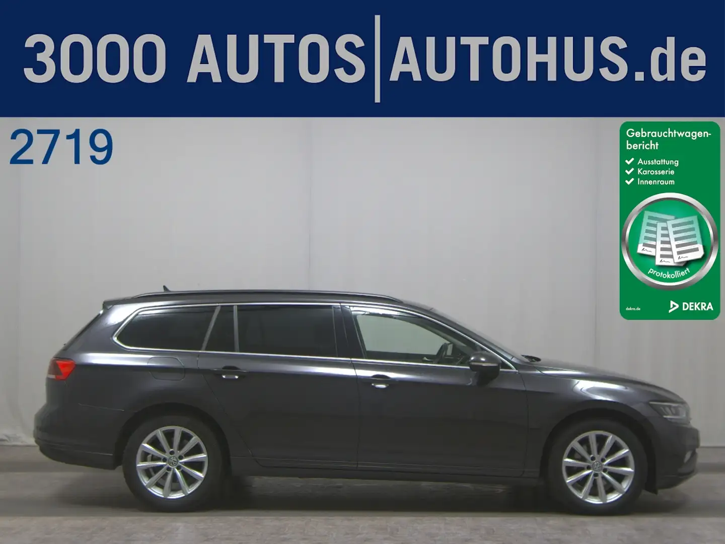 Volkswagen Passat Var. 2.0 TDI Business Navi LED AHK ACC Szary - 1