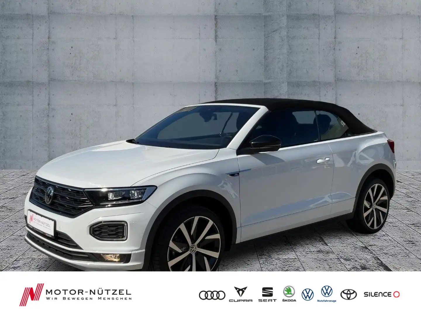 Volkswagen T-Roc 1.5 TSI DSG R-LINE LED+NAVI+ACC Weiß - 1