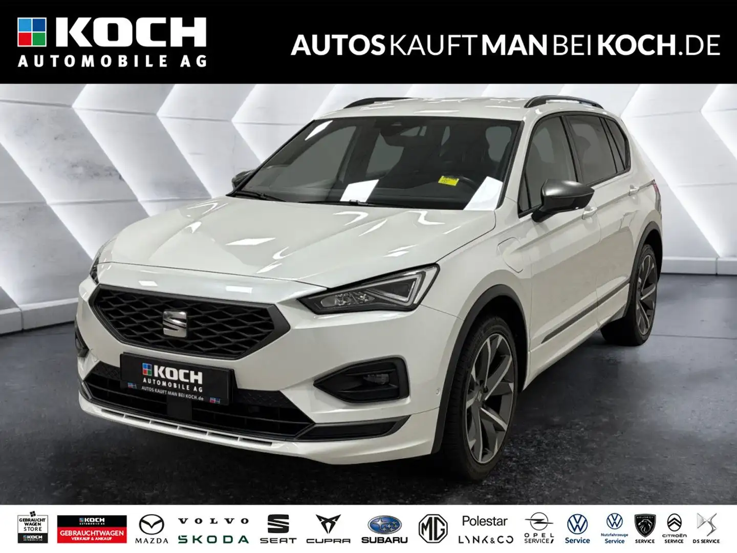 SEAT Tarraco 1.4 e-HYBRID DSG FR AHK NAVI ACC LED 20" Weiß - 1