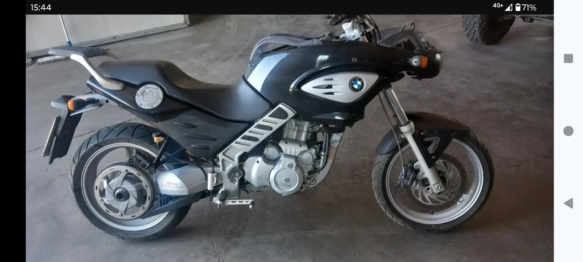 BMW F 650 CS Modrá - 1