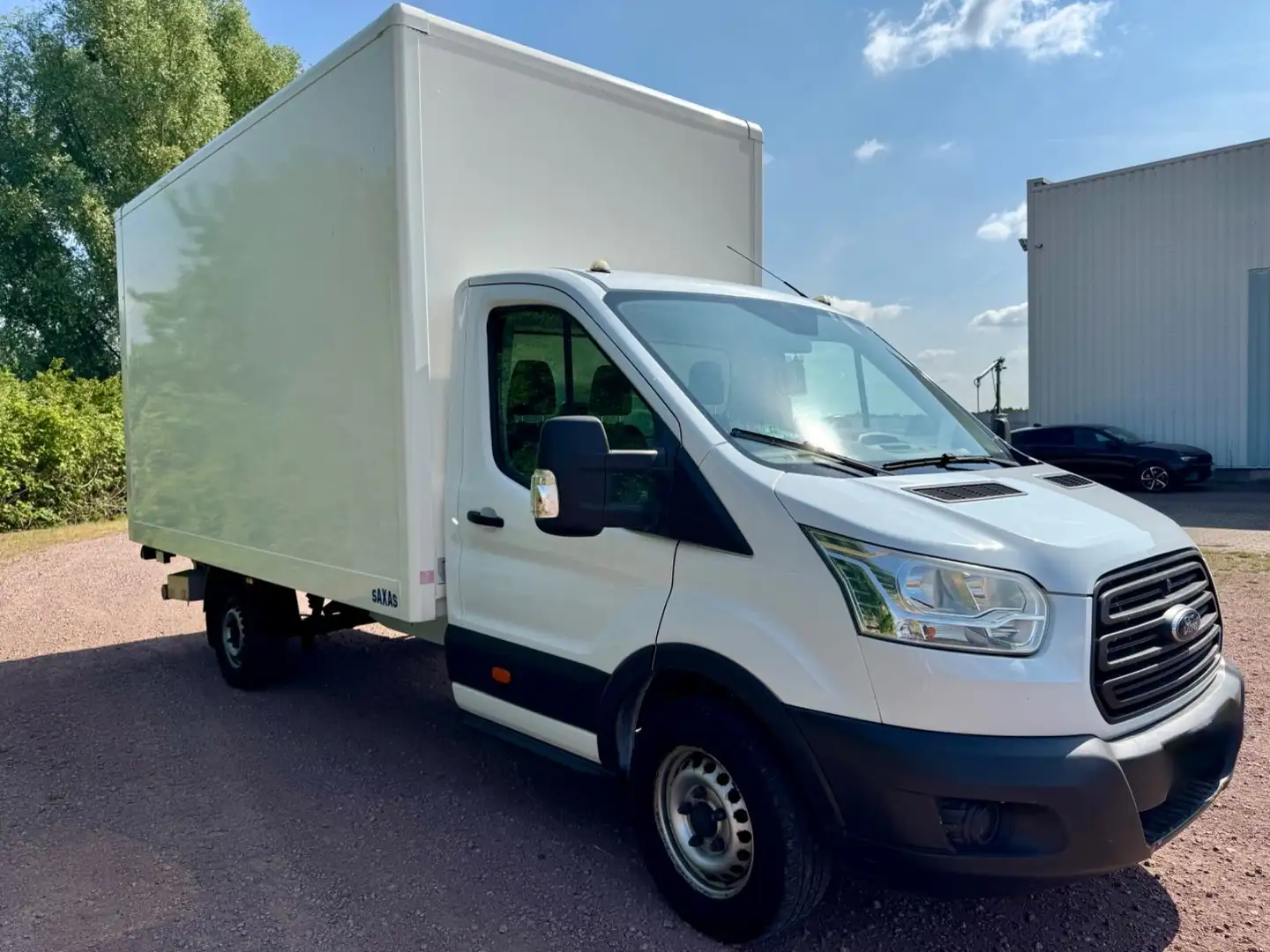 Ford Transit Koffer 350 L4 /Klima/Ladebordwand Wit - 1