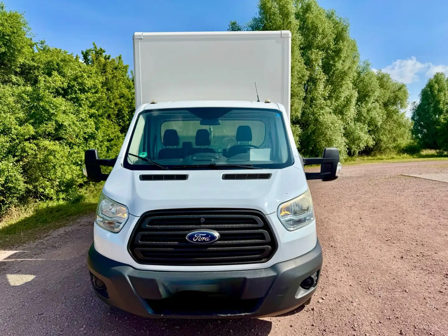 Ford Transit Koffer 350 L4 /Klima/Ladebordwand Wit - 2