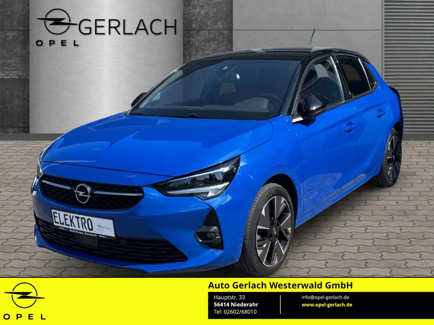 Opel Corsa F e GS Line LED ACC Apple CarPlay Android Auto Kli Blau - 1