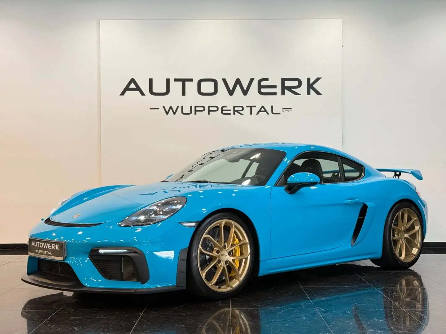 Porsche Cayman 718 GT4*SCHALE*KERAMIK*KAMERA* Blau - 2