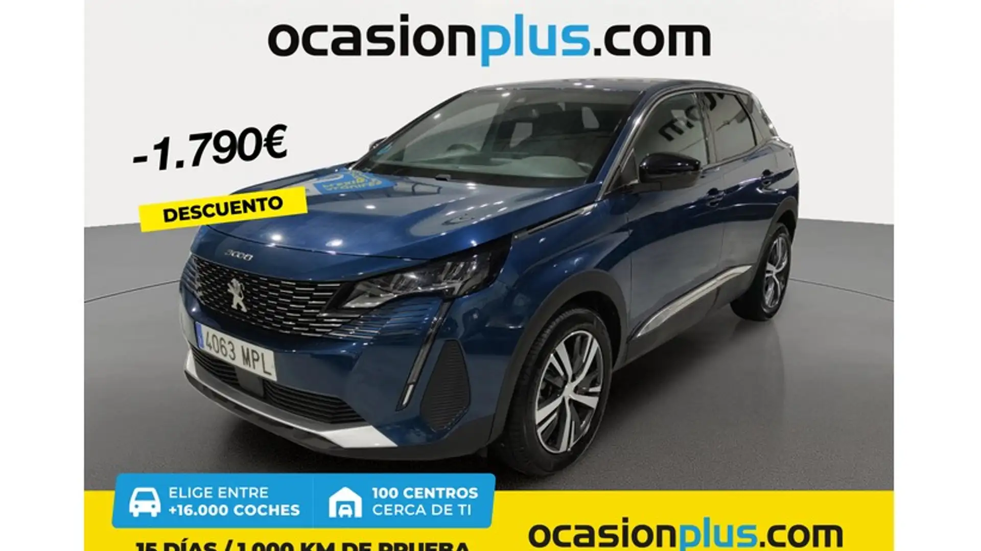 Peugeot 3008 1.2 PureTech S&S Allure 130 Bleu - 1