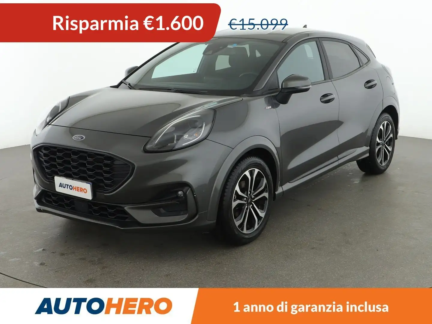 Ford Puma 1.0 EcoBoost Mild-Hybrid ST-Line Design MHEV Gris - 1