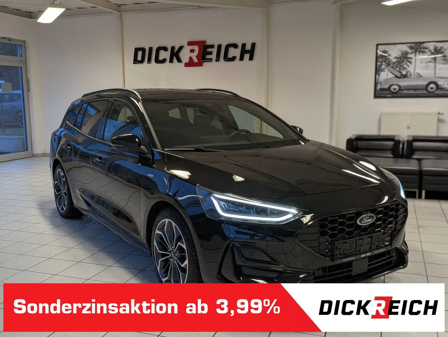 Ford Focus 1.0 ST-Line X EB Matrix Cam B&O Pano ACC Schwarz - 1